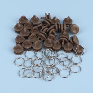 OUHOE | 30Pcs J6 Truck Curtain Rollers with Pulley Anti Drop Curtain Beads Practical Replacement Parts for Commercial Truck Curtains