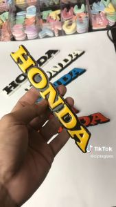 EMBLEM MOBIL HONDA EKSTERIOR MOBIL VARIASI HURUF TIMBUL 3D BAHAN FIBERGLASS