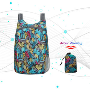 กระเป๋าเป้สะพายหลังแบบพับได้พกพาสะดวกน้ำหนักเบาเป้ลำลองกระเป๋าเดินทางกีฬาพับเก็บได้