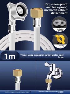 JINAN | Extended Water Inlet Hose 4 inch Universal Fitting