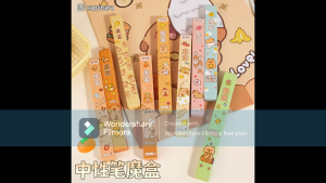 Capybara Themed Gel Pen Set – Colorful Cartoon Stationery 0.5mm Tip