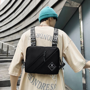 กระเป๋าคาดอกแบบแฟชั่น สำหรับผู้หญิง ผู้ชาย กระเป๋าฮิปฮอป แนวสตรี ที่ถูกแก้ปัญหาด้วยเทธวิธีกระเป๋าคาดเอวถุงไรเดอร์ กระเป๋ากลาง แจ้ง