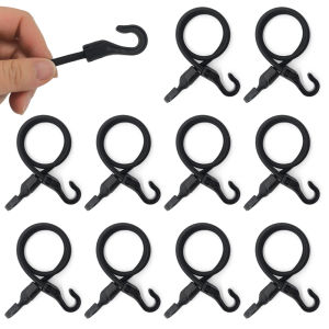 2/5/10Pcs Elastic Bungee Cords Bungee Straps Heavy Duty Bungee Ropes for Bike Tents Camping RVs Trunks Luggage Racks