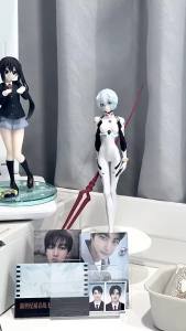 Bandai | New Neon Genesis EVANGELION Anime Figure Eva Ayanami Rei PVC Action figure Toys Model Collection Birthday Gifts
