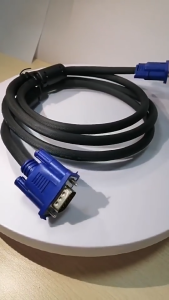 สาย VGA FULL HD 1080P สาย VGA สายต่อภาพ ยาว 1.3/1.8/3/5/10เมตร VGA Cable สายเคเบิล VGA ตัวผู้ สำหรับโปรเจคเตอร์ จอภาพ Monitor TV Projector ทีวี คอมพิวเตอร์ จอมอนิเตอ สายต่อคอม สายต่อจอ