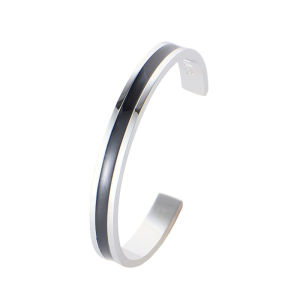 Chomel KTAR Couple Bracelet Mens and Womens Classic Simple No Color Fading Open Lettering Bracelet Fancy