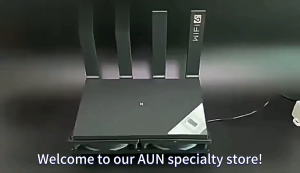 AUN 5V 12CM 【2000RPM】USB projector Cooling Fan Plug Play with RGB Light Efficient Cooling Low Power Draw Super Silent Radiator For Router projector TV Box Laptop Cooler Fan Equipped with 3-SpeedControl Cable Say Goodbye to Device Overheating Stuttering