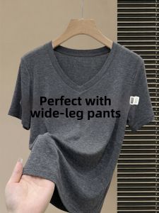 V.C.I | Slimming V-Neck Loose T-Shirt
