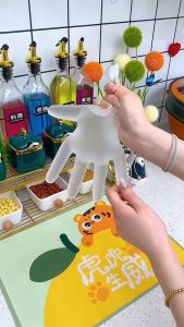 Găng tay nấu ăn - găng tay làm bếp siêu dai Victoria Bay chất liệu TPE không mùi chống nhăn hộp 100 cái