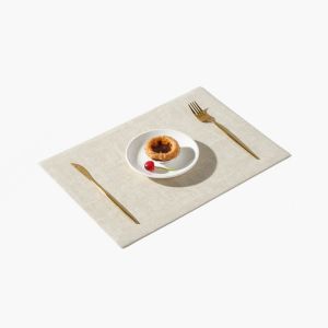 High-End Leather Dining Mat Thickened Waterproof Oil-Proof Heat Insulation Pad Home Table Mat Dinner Plate Bowl Pad Western Dining Mat