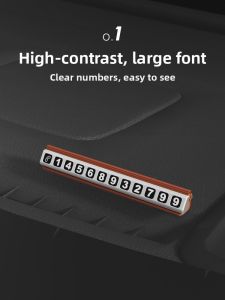 HELLOLEIBOO | Leibin High-end Metal Magnetic Hidden Car Parking Number Plate Ideal Temporary Moving Vehicle License Plate For Cars