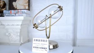 hp302นาฬิกาทรายแท่นหมุนวงรี