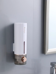 Mi.more Dispenser Sabun Cair Sanitizer 450ml Manual Wall Mounted Bathroom Liquid Soap Dispenser
