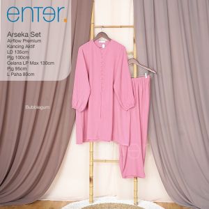 SETELAN CELANA JUMBO ARSEKA BAHAN AIRFLOW KD 135 XXXL 3XL ENTER ONESET JUMBO SETVEL JUMBO BUSANA MUSLIM WANITA