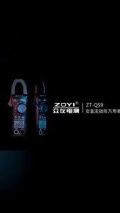 Đồng hồ ZOYI ZT-QS9 đo điện vạn năng TRMS 6000 số đếm bộ kẹp khởi động kỹ thuật số đo chống nhiễu Kìm kẹp dòng ZT QS9