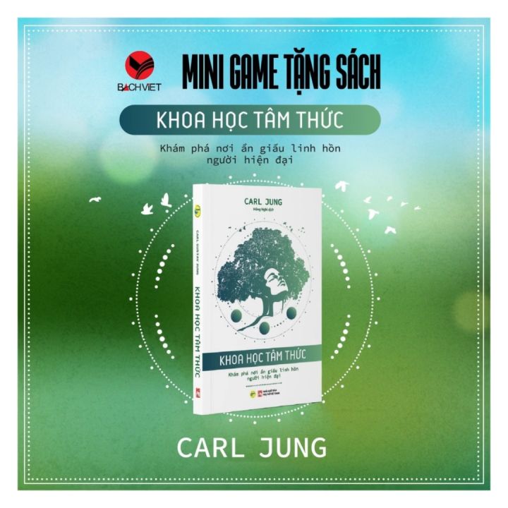 Sách Khoa Học Tâm Thức, Carl Jung, (Bản mới 2023, Bìa mềm, Thể loại: Tâm lý học, Khổ sách: 13,5x 20cm, 416 trang), Bách Việt Books
