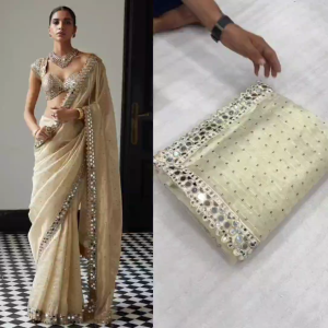 [PRE-ORDER] New Launching Bollywood BlockBuster Original Mirror Design Saree (10-15days delivery)