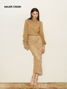 Luxurious Vintage Golden Elegant Set Dress