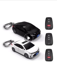 MOOGU Toyota Corolla Altis TOY CAR Design Car Key Remote Protection Key Cover Casing for Toyota Corolla Cross / Cross Hybrid / Altis / Camry / CHR