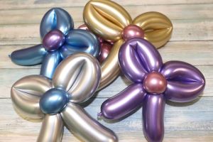 Balon latex pentil twist chrome panjang balon cacing isi 1 pcs