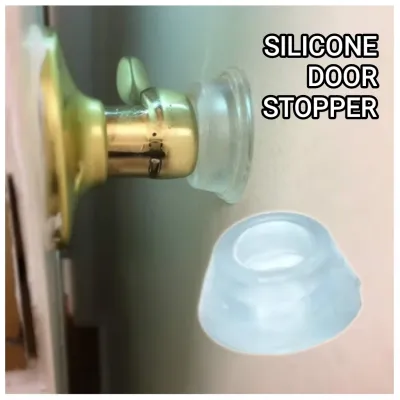 2pcs Silicone Rubber Door Stopper / Door Knob Bumper Guard / Getah Silikon Penahan Pintu / Anti Slip Pad