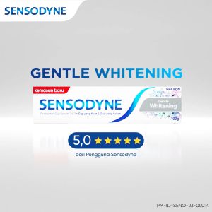 Sensodyne Toothpaste Pasta Gigi Sensitif Gigi Putih Alami Gentle Whitening 100gr