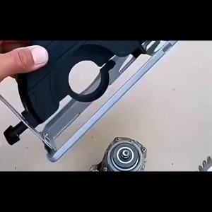 Hand Angle Grinder Stand Angle Grinder Retrofit Cutting Machine Slotting Base 45° Adjustable For Woodworking Table Tools