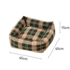 FUKUMARU | Plaid Design Detachable Pet Sofa Bed