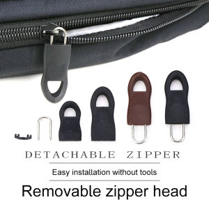 Tool-free Removable Zipper Head Luggage Bag Schoolbag Coat Clothes Shoes Boots Rubber Tab - OLO