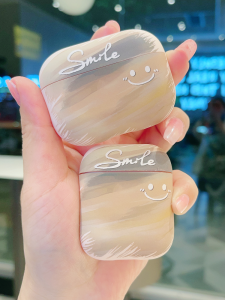 Smiley Cloud Design Silicone Protective Case for AirPods pro 1/2 Gen Gradient Apple Bluetooth Earphone Cover Artistic Retro