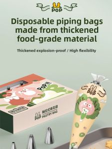 MONLEYTA | Thickened Disposable Baking Tools Baby Cakes Cookies Food Grade Decorating Piping Bags Manliata H0613100916 Pastry Bags