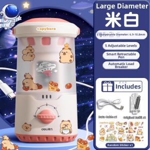 deli | Automatic Pencil Sharpener Large Diameter Electric Adjustable