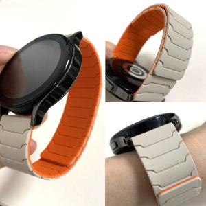 20/22mm Magnetic Silicone Band For HUAWEI WATCH 5 46mm 4 Pro Ultimate Runner Buds Strap HUAWEI WATCH GT 5 Pro GT5 GT4 3 Bracelet