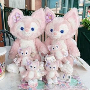 38-110cm Linabell Stuffed Toy Disney New Friends of Duffy Plush Toy Children Soft  Pink Fox-shape Plushie Birthday Gift for Kid Girls迪士尼玲娜贝尔公仔