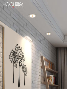Embedded Led Spotlight Cob Living Room Ceiling Light Eye of the Cow 3W Aluminum Material Intelligent Control Non-Smart Control