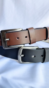 Ikat Pinggang Pria Leather Belt Kulit Sapi Asli Tebal dan Kuat Sendy Leather MAURO