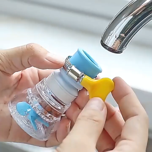 Universal Head Water-Saving Filter Splash-Proof Shower Water Pressure Adjustment 360-Degree Rotating Faucet