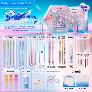 DIANSHI | Bộ Dụng Cụ Văn Phòng Bút Khô Nhanh Không Tiếng Ồn