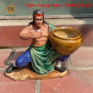 Chậu tượng Võ Tòng bê vò trồng cây bonsai tiểu cảnh đẹp Chậu Tượng Võ Tòng Gốm Sứ Bát Tràng Chất Liệu Gốm Sứ Việt Nam Chậu Gốm Sứ Thiết Kế Tự Do - Lazada