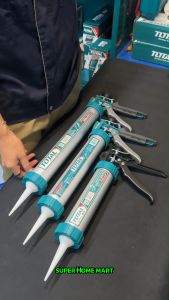 Total 3 ปืนยิงกาวซิลิโคน THT20109 / THT20112 / THT20115 ขนาด 9-12-15 นิ้ว รุ่น Caulking Gun