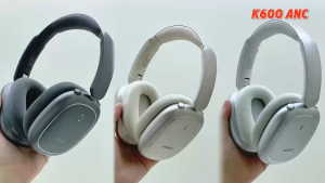 KIMISO หูฟังบลูทูธ Bluetooth หูฟังไร้สาย ดีไซน์สวย ครอบหูนุ่มใส่สบาย รุ่น A600 ANC หูฟัง Bluetooth6.0