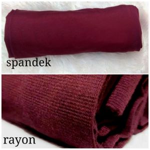 Legging Spandek Dan Rayon Hitam Putih Super Jumbo XXXL