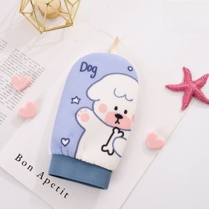 Baby Bath Towel Exfoliating Skin Friendly Thickened Cartoon Design for Kids Female Special No Pain Mud Exfoliation Home Use