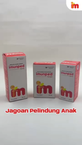 IMUNPED Drop 15ml / Vitamin C dan Zinc / Multivitamin Suplemen Anak / Vitamin Jaga Kesehatan Anak