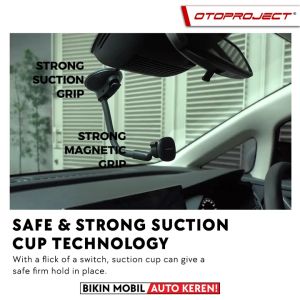 Otoproject Magnetic Phone Holder With Suction Base Pro Series 001