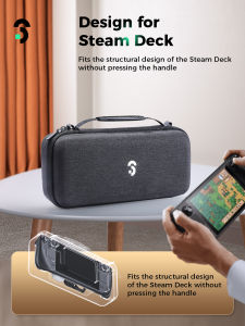 Steam Deck OLED & Gen1 Carrying Case Protective Hard Shell Portable Travel Storage Bag for Console & Accessories