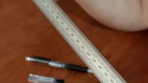 High-Precision Scale Ruler T-Type Hole Ruler Stainless Woodworking Scribing Mark Line Gauge Carpenter Measuring Tool