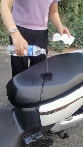 PU Leather Seat Cover Waterproof Sun Protection Seatcover Cushion Cover Motorcycle Seat Cover Universal Mat Dustproof Seat