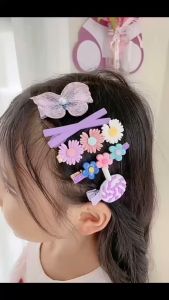 กิ๊บติดผม ลายการ์ตูนสำหรับเด็กผู้หญิง 14 ชิ้น ต่อชุด สีสันสดใส