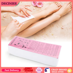 DECINIEE 100pcs Non-woven Depilatory Paper Body Hair Removal Cloth Hair Remove Wax Paper Rolls Epilator Waxing Strip Shaving Smooth Legs